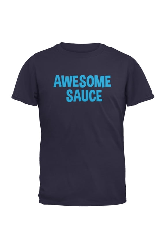 Awesome Sauce Navy Adult T-Shirt - Medium