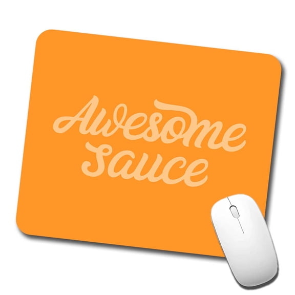 Awesome Sauce Orange Mouse Pad Low Profile Gaming Mat