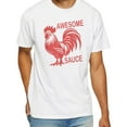thumbnail image 1 of Awesome Sauce Rooster T-Shirt – Funny Graphic Tee, Country Humor Shirt, Casual Everyday Wear, 1 of 5