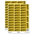 thumbnail image 1 of Awesome Sauce Teacher Student School Sticker Set - Yellow - Gloss Finish - 1.5" Small, 1 of 7