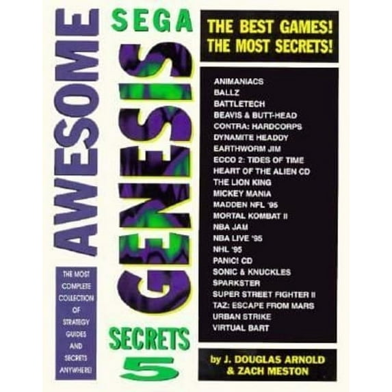 Pre-Owned Awesome Sega Genesis Secrets 5 (Paperback) 1884364055 9781884364051