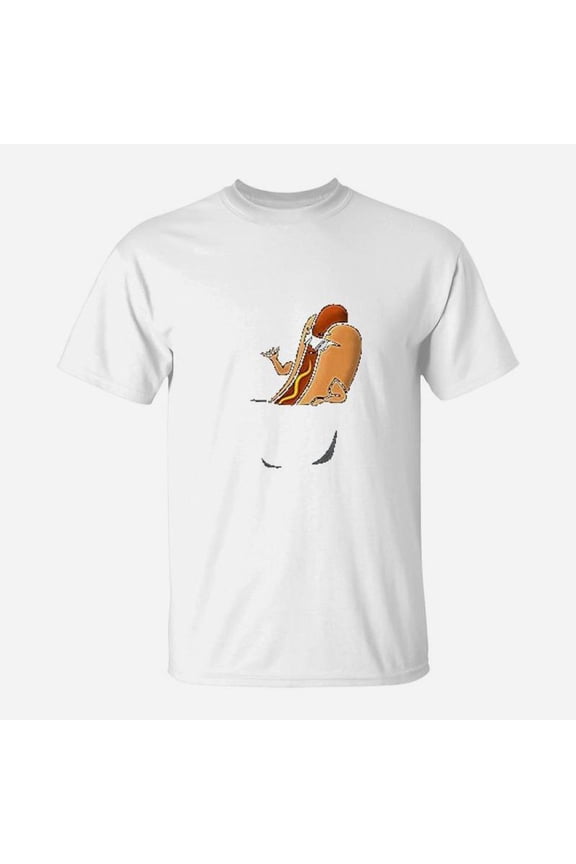 Awesome Shaka Hang Loose Hotdog In A Pocket TShirt