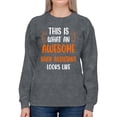 thumbnail image 1 of Awesome Shop Assistant Sweatshirt Women -Smartprints Designs, Female 3X-Large, 1 of 4