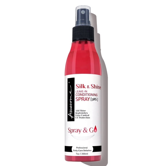 Awesome Silk & Shine Wig Leave-in Conditioner Spray for Detangling & Moisturizing, 7 oz