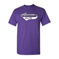 thumbnail image 1 of Awesome Since 1961 With Tail Gift Novelty DT Adult T-Shirt Tee, 1 of 2