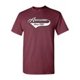 thumbnail image 1 of Awesome Since 1963 With Tail Gift Novelty DT Adult T-Shirt Tee, 1 of 2