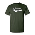 thumbnail image 1 of Awesome Since 1963 With Tail Gift Novelty DT Adult T-Shirt Tee, 1 of 2
