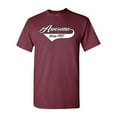 thumbnail image 1 of Awesome Since 1967 With Tail Gift Novelty DT Adult T-Shirt Tee, 1 of 2