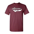 thumbnail image 1 of Awesome Since 1969 With Tail Gift Novelty DT Adult T-Shirt Tee, 1 of 2
