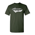 thumbnail image 1 of Awesome Since 1972 With Tail Gift Novelty DT Adult T-Shirt Tee, 1 of 2