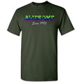 thumbnail image 1 of Awesome Since 1983 Colorful Gift Novelty DT Adult T-Shirt Tee, 1 of 2