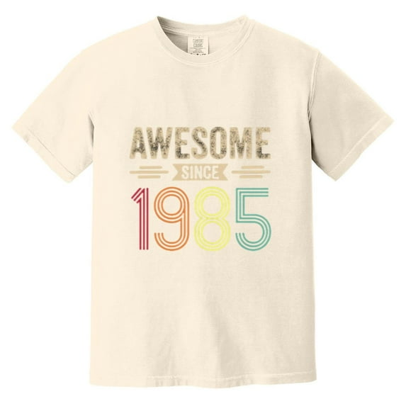 Awesome Since 1985 Retro Vintage 40th Birthday Celebration Comfort Color T-Shirt