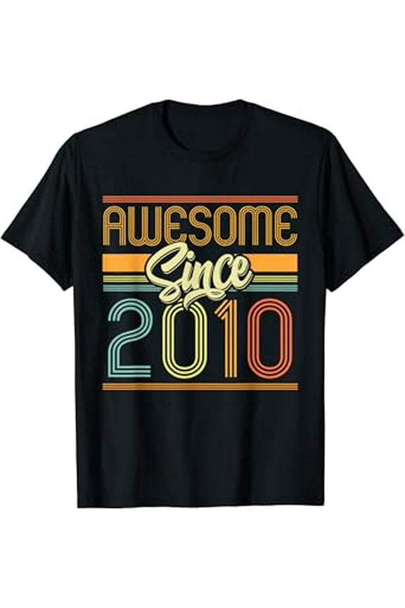 Awesome Since 2010 12Th Birthday 12 Years Old Bday Kids Boys Hot Trending T-Shirt Unisex S To 5Xl