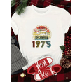 thumbnail image 1 of Awesome Since December 1975 Vintage 50th Birthday Gift Unisex T-Shirt up to size 5XL, 1 of 2