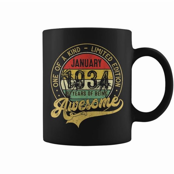 Awesome Since January Limited Edition 89 Coffee Mugs