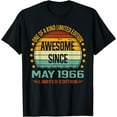 thumbnail image 1 of Awesome Since May 1966 limited edition 58th Birthday T-Shirt, 1 of 3