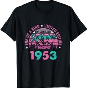 Awesome Since September 1953 Birthday Gift T-Shirt