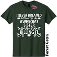 thumbnail image 1 of Awesome Sister T-Shirt Funny Unisex Womans The Twisted Donut, 1 of 5