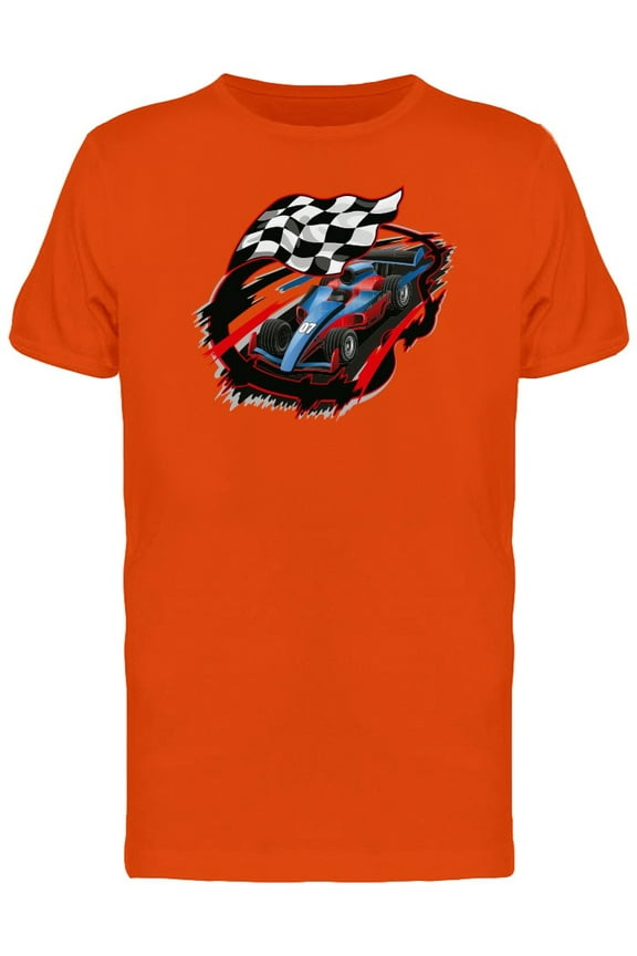 Awesome Speed Racing Car T-Shirt Men -Image by Shutterstock, Male x-Large