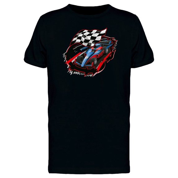 Awesome Speed Racing Car Tee Men's - Men T-Shirt, Xtra Large