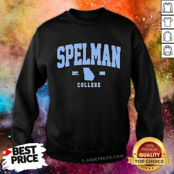 Awesome Spelman Arch Retro College Athletic Sports Sweatshirt