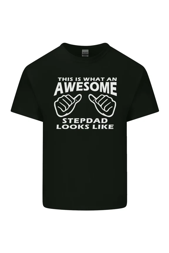 Awesome Stepdad Funny Father's Day and Step Dad and Unisex T-Shirt