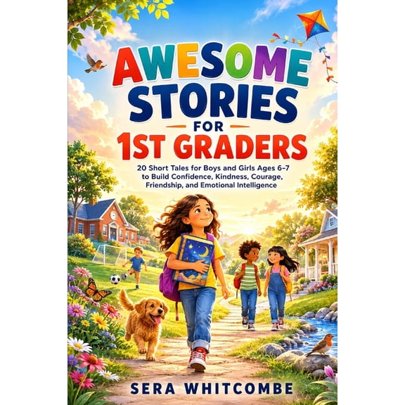 Awesome Stories for 1st Graders: 20 Short Tales for Boys and Girls Ages 6-7 to Build Confidence, Kindness, Courage, Frie, (Paperback)