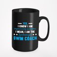 thumbnail image 1 of Awesome Synchronized Swim Coach, Swimming Instructor, Black 15oz Ceramic Mug, 1 of 5