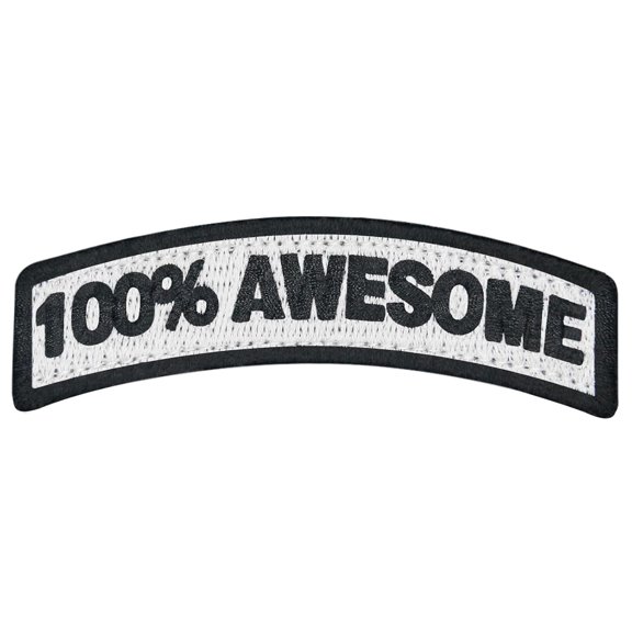 Awesome Tactical Patch Embroidered Badge Biker Applique Fastener Hook And Loop Emblem