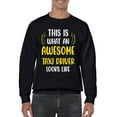 thumbnail image 1 of Awesome Taxi Driver Looks Like Sweatshirt Men -Smartprints Designs, Male Large, 1 of 4