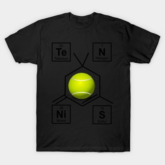 Awesome Tennis Gift For Tennis Players Tennis Is A Science Periodic Table Unisex T-Shirt - Best Gift