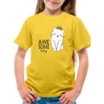 thumbnail image 1 of Awesome Today Cat Crown T-Shirt Juniors -Image by Shutterstock,  x-Small, 1 of 4