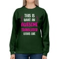 thumbnail image 1 of Awesome Translator Looks Like Sweatshirt Women -Smartprints Designs, Female 5X-Large, 1 of 4