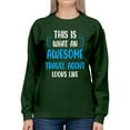 thumbnail image 1 of Awesome Travel Agent Looks Like Sweatshirt Women -Smartprints Designs, Female 4X-Large, 1 of 4