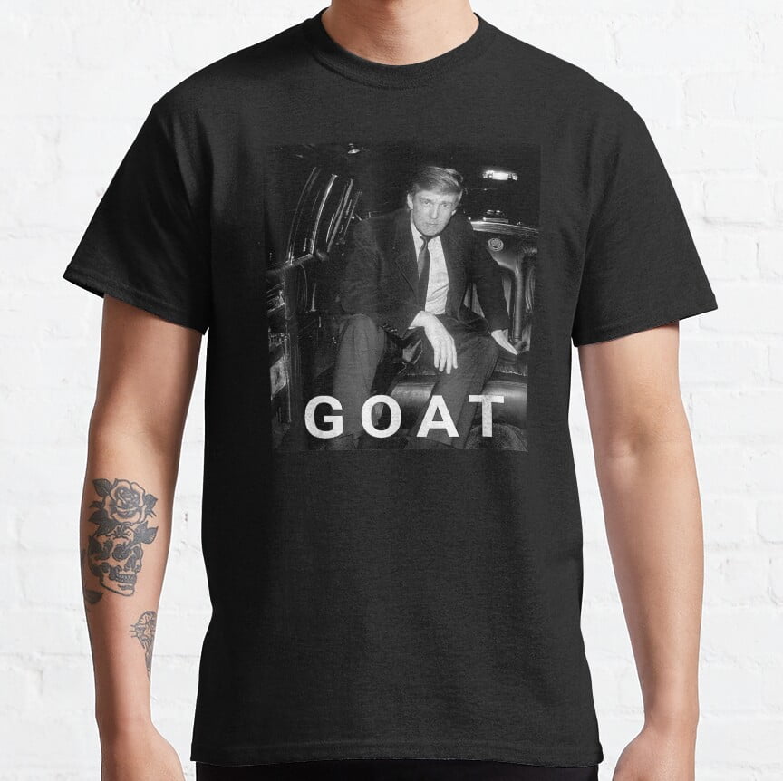 Awesome Trump Goat 2024 Republican Conservative Gift Classic TShirt