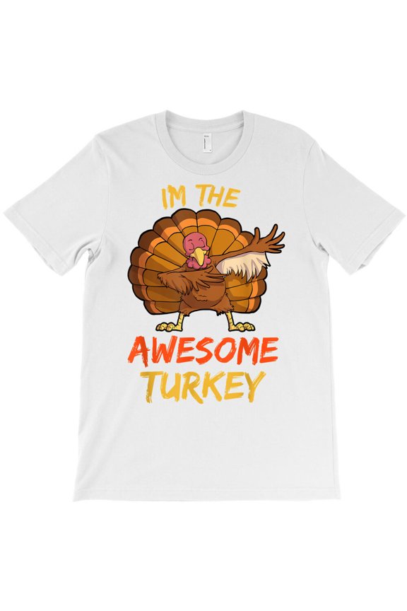 Awesome Turkey Matching Family Group Thanksgiving Party PJ, G23563 Unisex T-Shirt, Up to Size 5XL