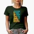 thumbnail image 1 of Awesome Typography, Military Green T-Shirt, Medium, 1 of 5