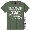 thumbnail image 1 of Awesome Uncle T-Shirt Baby Shower Gender Reveal Funny Mens The Twisted Donut, 1 of 5