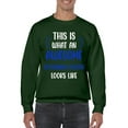 thumbnail image 1 of Awesome Veterinarian Looks Like Sweatshirt Men -Smartprints Designs, Male Small, 1 of 4