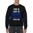 thumbnail image 1 of Awesome Veterinarian Looks Like Sweatshirt Men -Smartprints Designs, Male XX-Large, 1 of 4