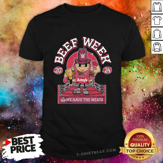Awesome WWE X Arby’s Beef Week 2024 TShirt
