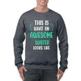 thumbnail image 1 of Awesome Waiter Looks Like Sweatshirt Men -Smartprints Designs, Male XX-Large, 1 of 4