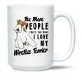 thumbnail image 1 of Awesome Wire Fox Terrier Decorative Mug, I Love My Wire Fox Terrier Pottery Teacup, Unique Wire Fox Terrier Coffee Mug, Wire Fox Terrier White Ceramic Tea Mug, Wire Fox Terrier Mug Cup 15 Oz., 1 of 7