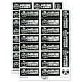 thumbnail image 1 of Awesome to the Core Apple Teacher Student School Sticker Set - Black - Matte Finish - 2.00" Large, 1 of 7