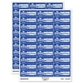 thumbnail image 1 of Awesome to the Core Apple Teacher Student School Sticker Set - Dark Blue - Gloss Finish - 1.75" Medium, 1 of 7