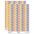 thumbnail image 1 of Awesome to the Core Apple Teacher Student School Sticker Set - Rainbow - Gloss Finish - 1.25" Mini, 1 of 7