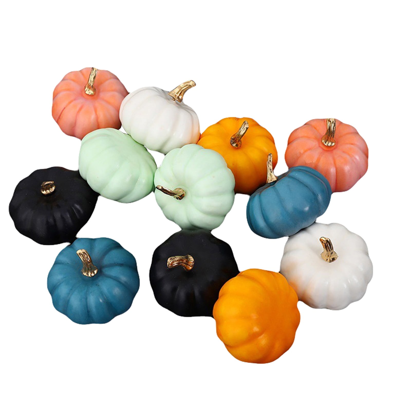Decorative Mini Pumpkins - Halloween Theme Decorative Items Stock Photo
