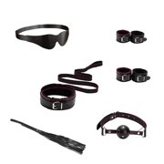 Awevudst Bondage Restraints Bondage Gear Accessories Set with Handcuffs Collar