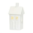 Awevudst Christmas Village Houses Cute LED Light Up Ceramic Houses