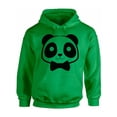 thumbnail image 1 of Awkward Men's Styles Dapper Panda Bear With Bow Tie Hoodie, 1 of 5